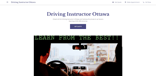 Driving Instructor Ottawa