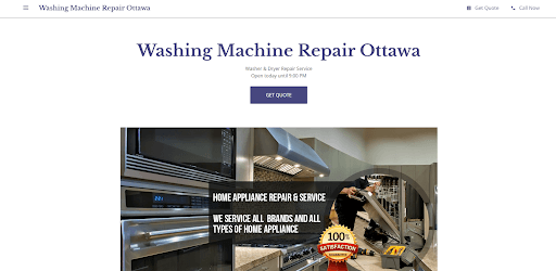 Washing Machine Repair Ottawa