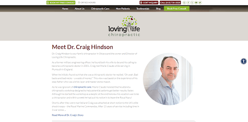 Dr Craig Hindson - Loving Life Chiropractic